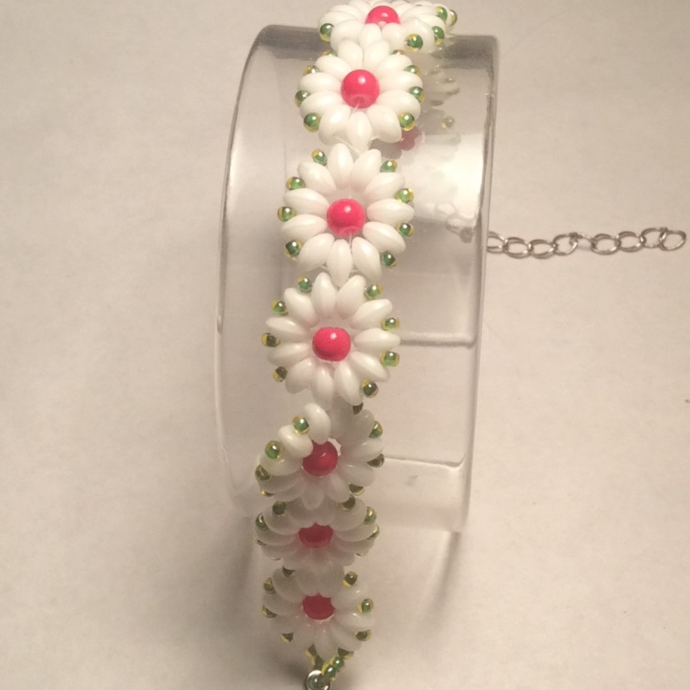 Handcrafted beaded bracelet